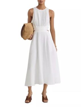 REISS Hazel Round Neck Dress in size 6